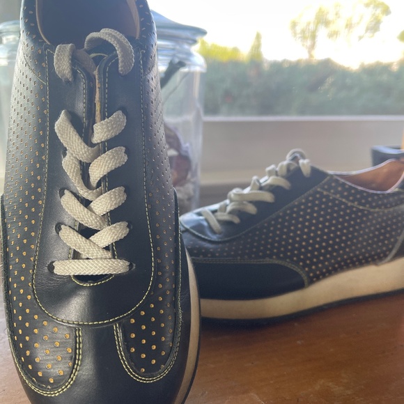 Dooney & Bourke Shoes - Dooney & Bourke Sneakers Leather Perforated Shoes